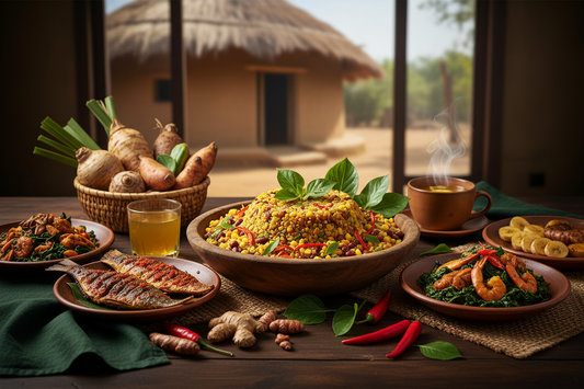 Colourful Nigerian superfood meal plan designed for recovery and performance