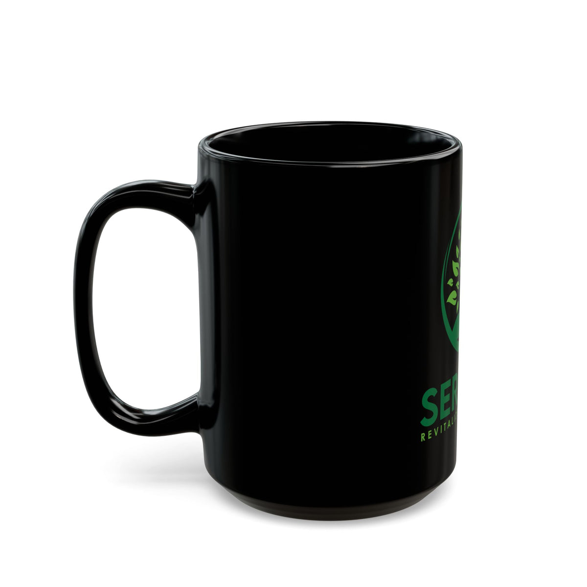 Serenity Black Coffee Mug (11oz, 15oz)
