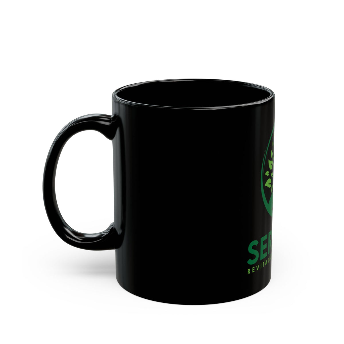 Serenity Black Coffee Mug (11oz, 15oz)