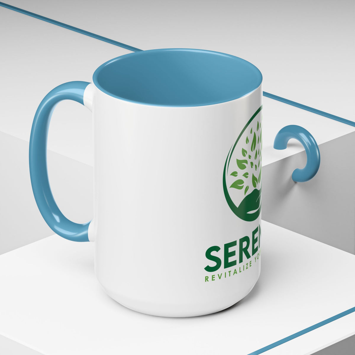 Serenity Accent Coffee Mug (11oz, and 15oz)