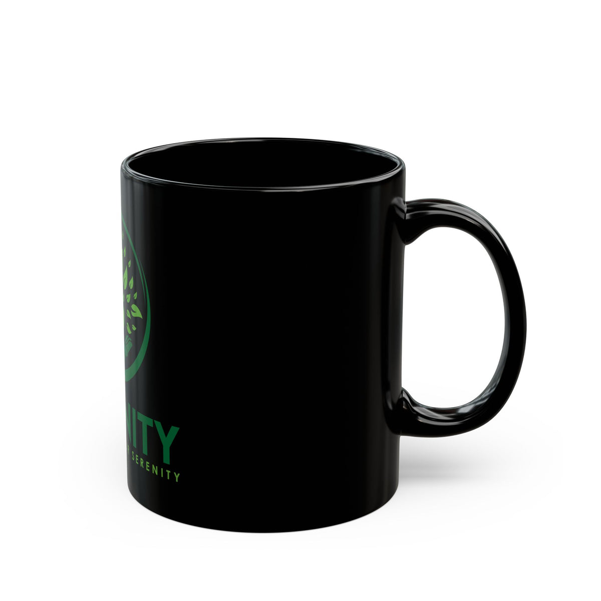 Serenity Black Coffee Mug (11oz, 15oz)