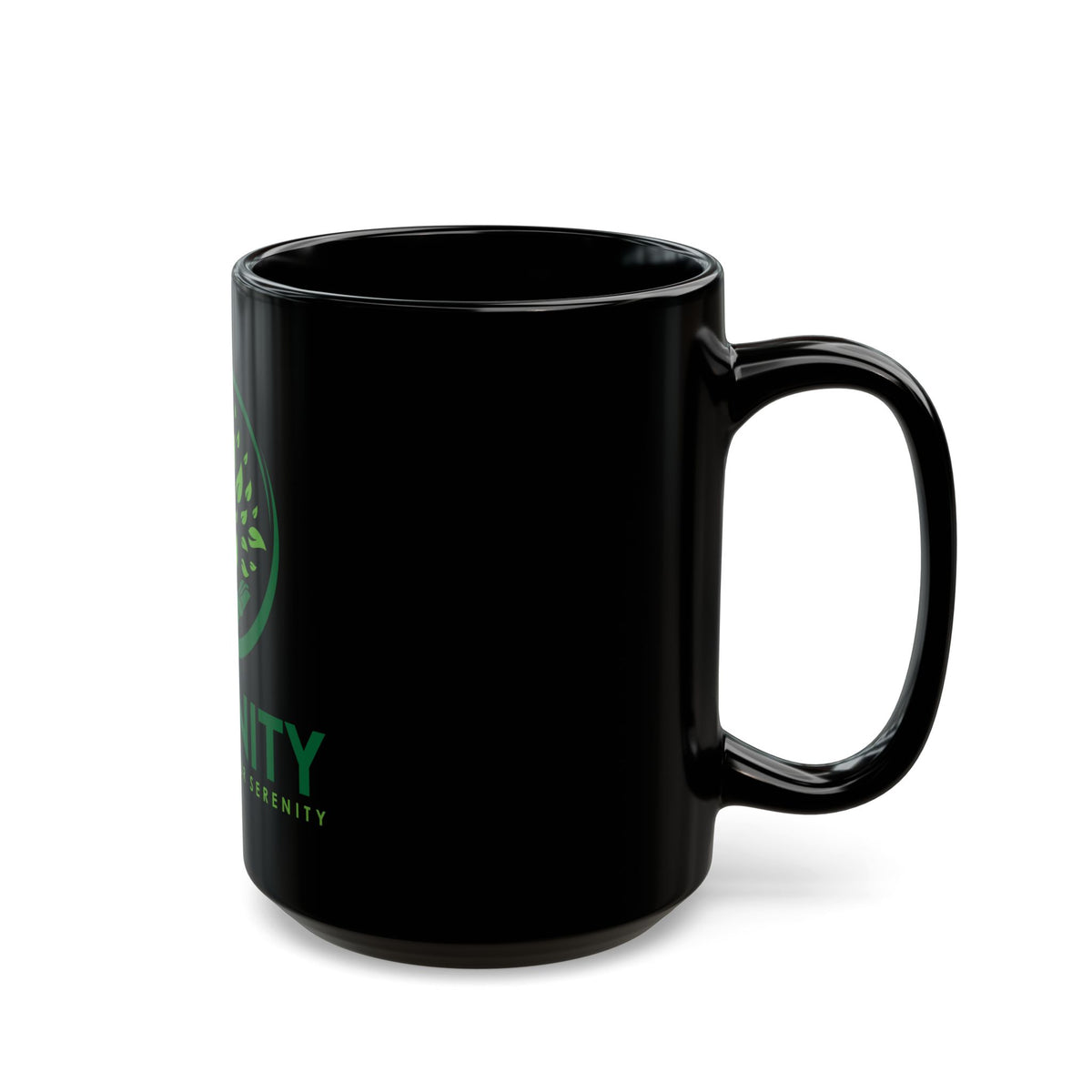 Serenity Black Coffee Mug (11oz, 15oz)