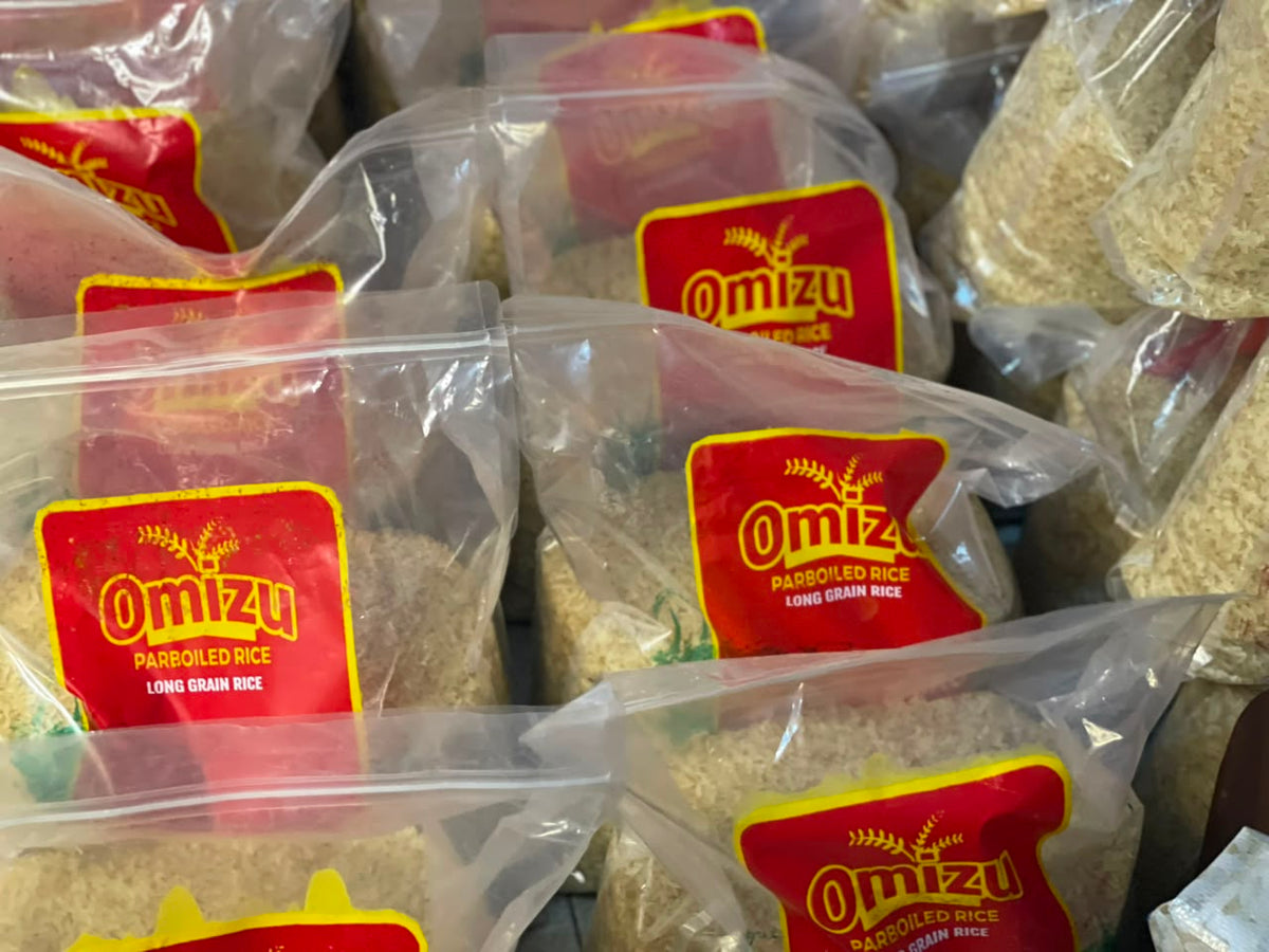 Omizu Premium Parboiled Rice (5kg Sample Pack) – 100% Stone-Free, Long-Grain Nigerian Excellence